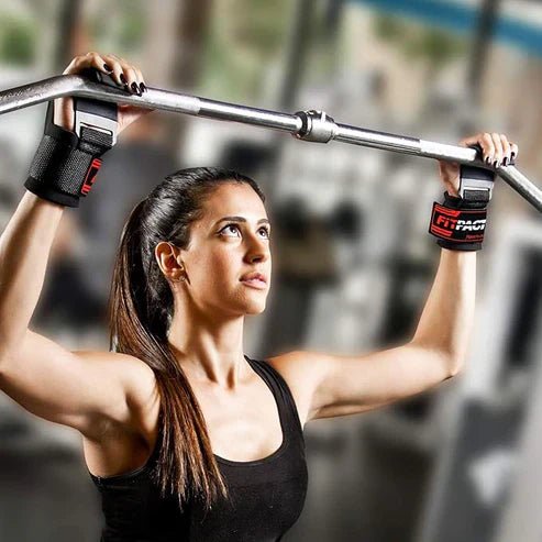 LORDEX fitness lifting hook straps with padded handles and adjustable straps for secure grip during weightlifting exercises