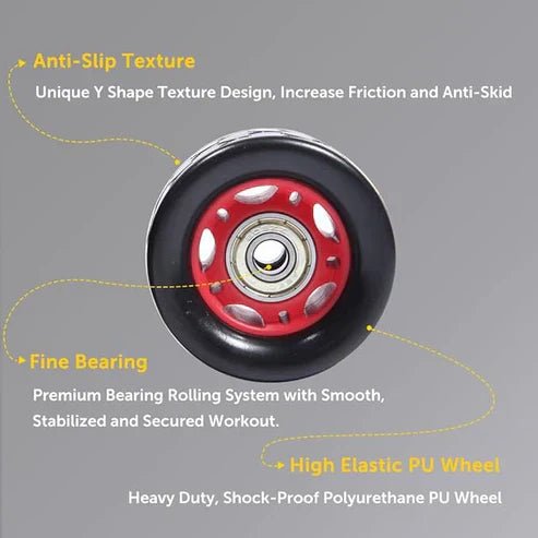 Two-wheel hand pusher from LORDEX FITNESS with sturdy handles and wheels, ideal for gym or fitness equipment transport