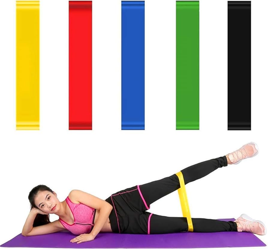 Black exercise resistance belt from My Store, showing adjustable strap and handles for strength training and workout exercises.