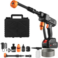 High pressure water cleaning gun from My Store, with a trigger and nozzle for powerful outdoor cleaning, shown in the image.
