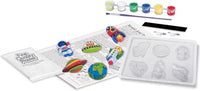 Dark Mould & Paint Space Kit by My Store featuring mold, paints, and tools for creative space-themed models and crafts.