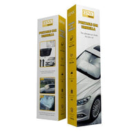 My Store Denx portable car umbrella protecting a car from sun and rain with a compact, easy-to-carry design