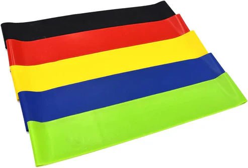 My Store exercise resistance belt, black adjustable workout band for strength training and physical therapy exercises.
