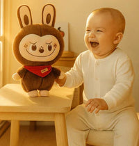 Cute Labubu bunny plush toy from My Store, soft and cuddly with floppy ears and adorable facial features.