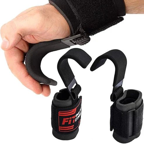 My Store Lordex Fitness Lifting Hook Straps for weightlifting, showing durable straps with padded grips and metal hooks.