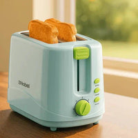 Nobel Toaster Breakfast Made Simple in sleek design with toast slots, perfect for quick breakfast preparation.