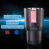 Smart Car Cup Warmer by My Store, compact device with a sleek design, perfect for keeping beverages warm in your vehicle.