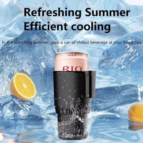 Smart Car Cup Warmer by My Store, compact device with control button, designed to keep beverages warm in your vehicle.