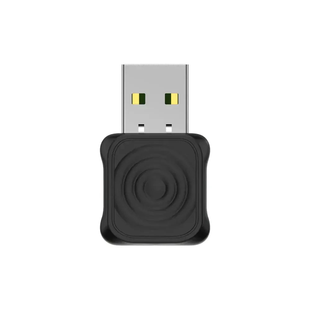 Wireless Car Play adapter by My Store shown connected to a car dashboard, enabling seamless smartphone integration.