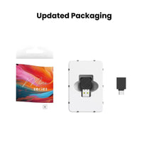 Wireless Car Play Adapter by My Store shown connected to a car dashboard, enabling seamless iPhone integration for hands-free driving.