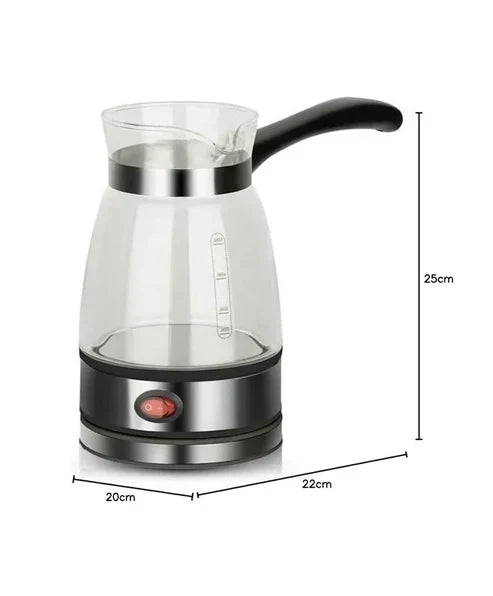 My Store ZK electric water kettle with stainless steel body and ergonomic handle on a kitchen countertop.